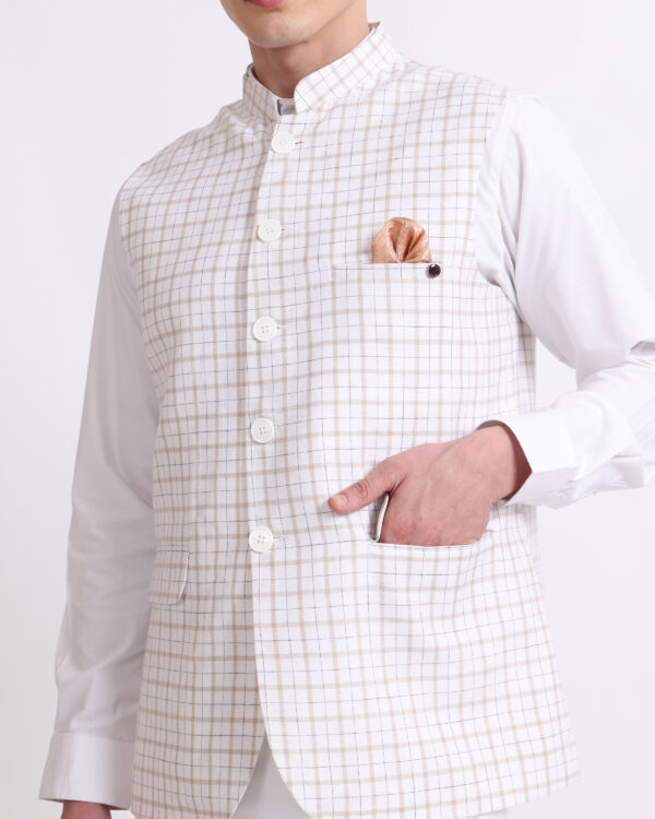 lc683 1 white check waistcoat