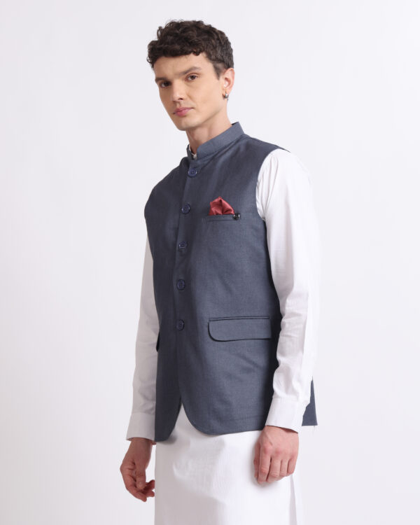 ks111 denim blue waistcoat (copy)